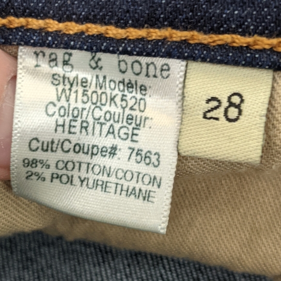 Rag & Bone Cropped Stiletto Boot Jeans - Picture 11 of 11